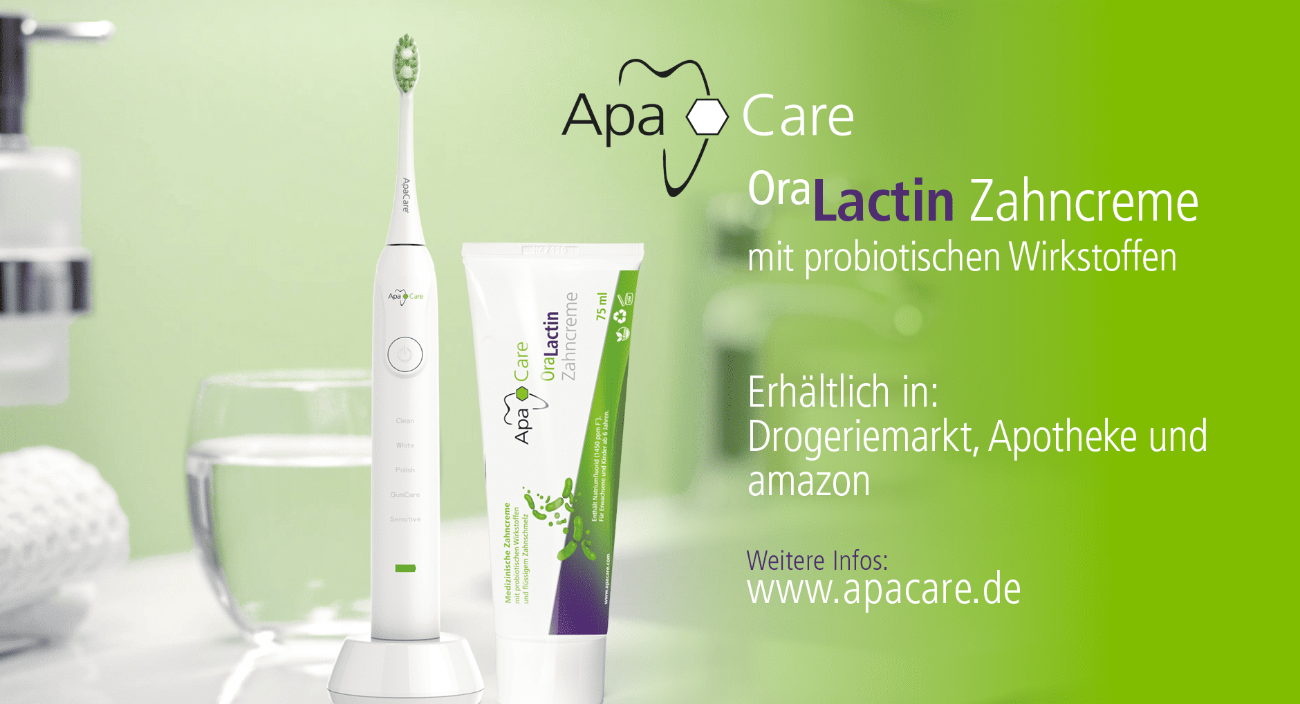 12x Dentifricio medico con effetto probiotico