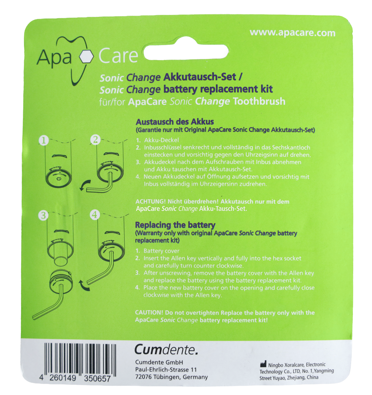 Set batteria Sonic Change