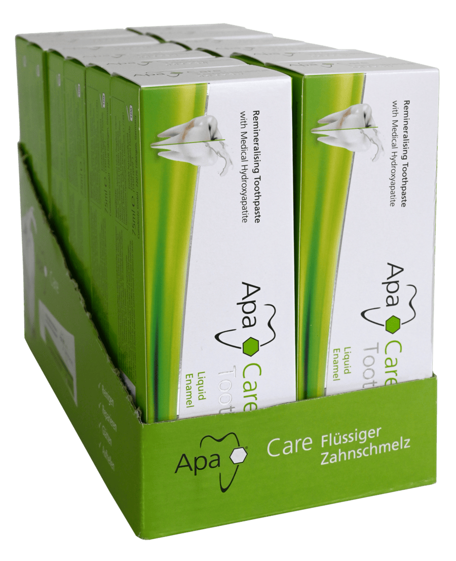 12x Dentifricio remineralizzante con fluido smalto dentale